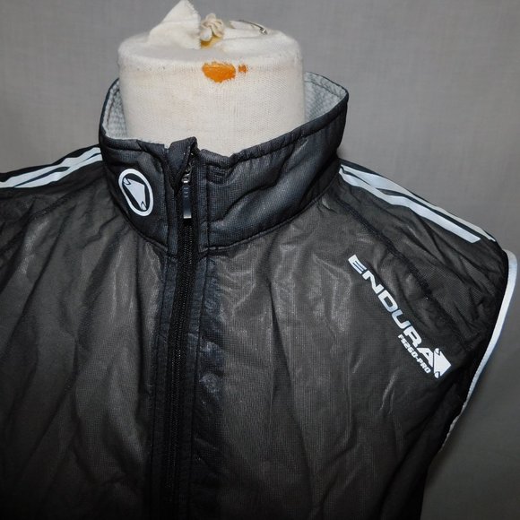 Endura Cycling FS260-Pro Womens L Gray Adrenaline Race Gilet Vest Waterproof - Picture 6 of 12